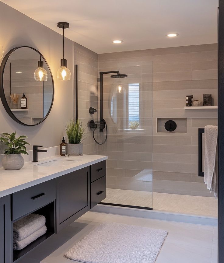 45 ideas para un salón de baño moderno
